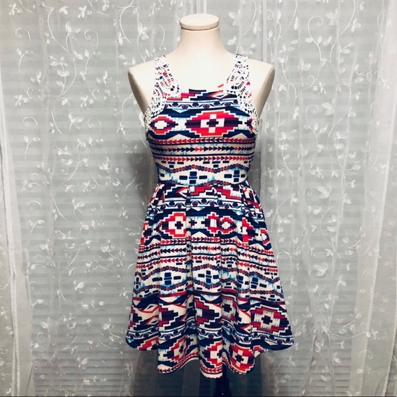 Dresses & Skirts - Southwestern Print Skater Dress